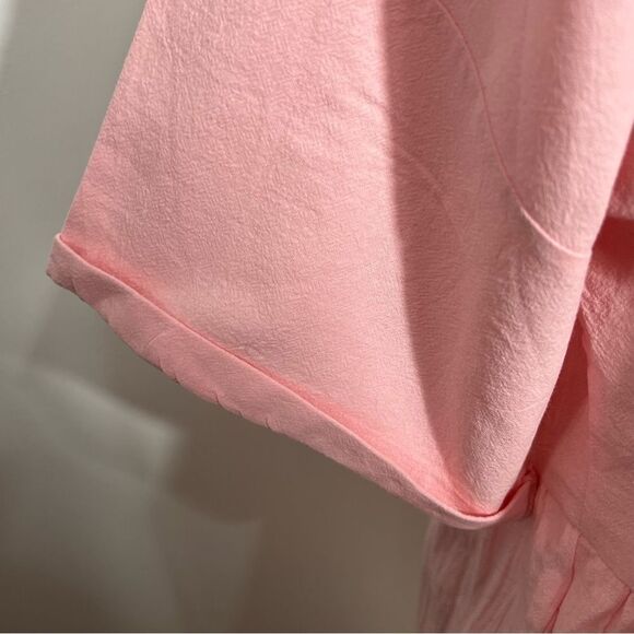 NWT Deepself Boutique Pink Button Front Linen‎ Romper/Shortie -- 2XL - Picture 7 of 12